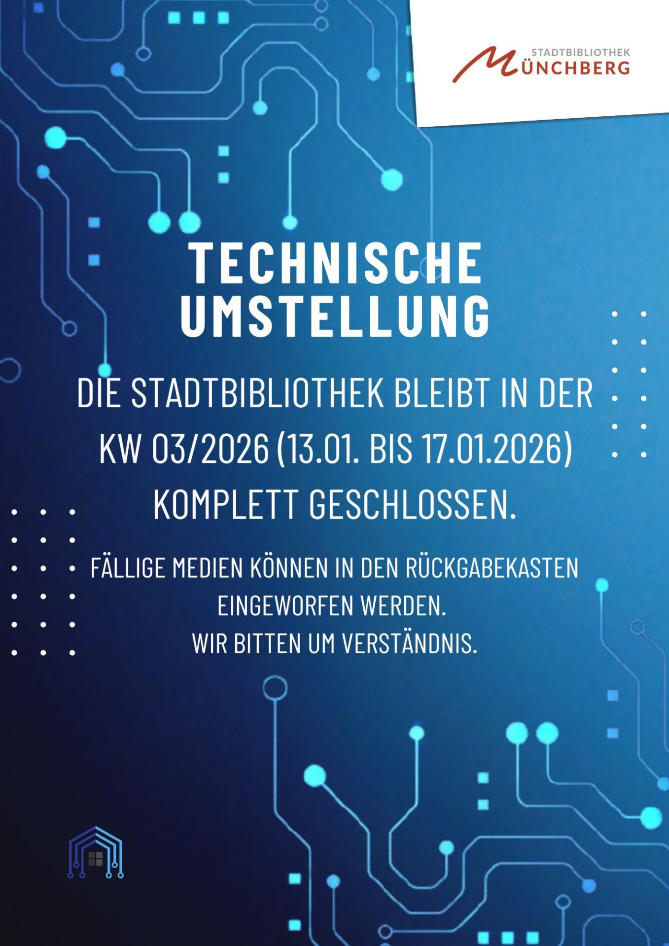 Blue Gradient Technology flyer - 1